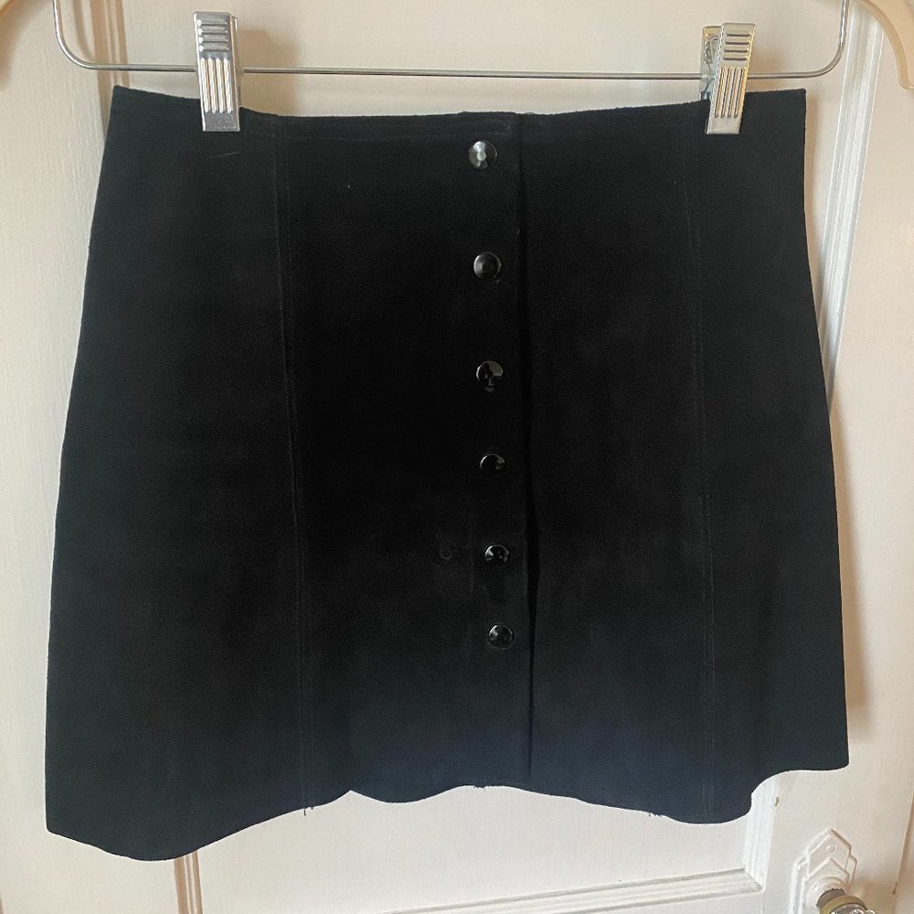 WMN REFORMATION Suede Mini Skirt